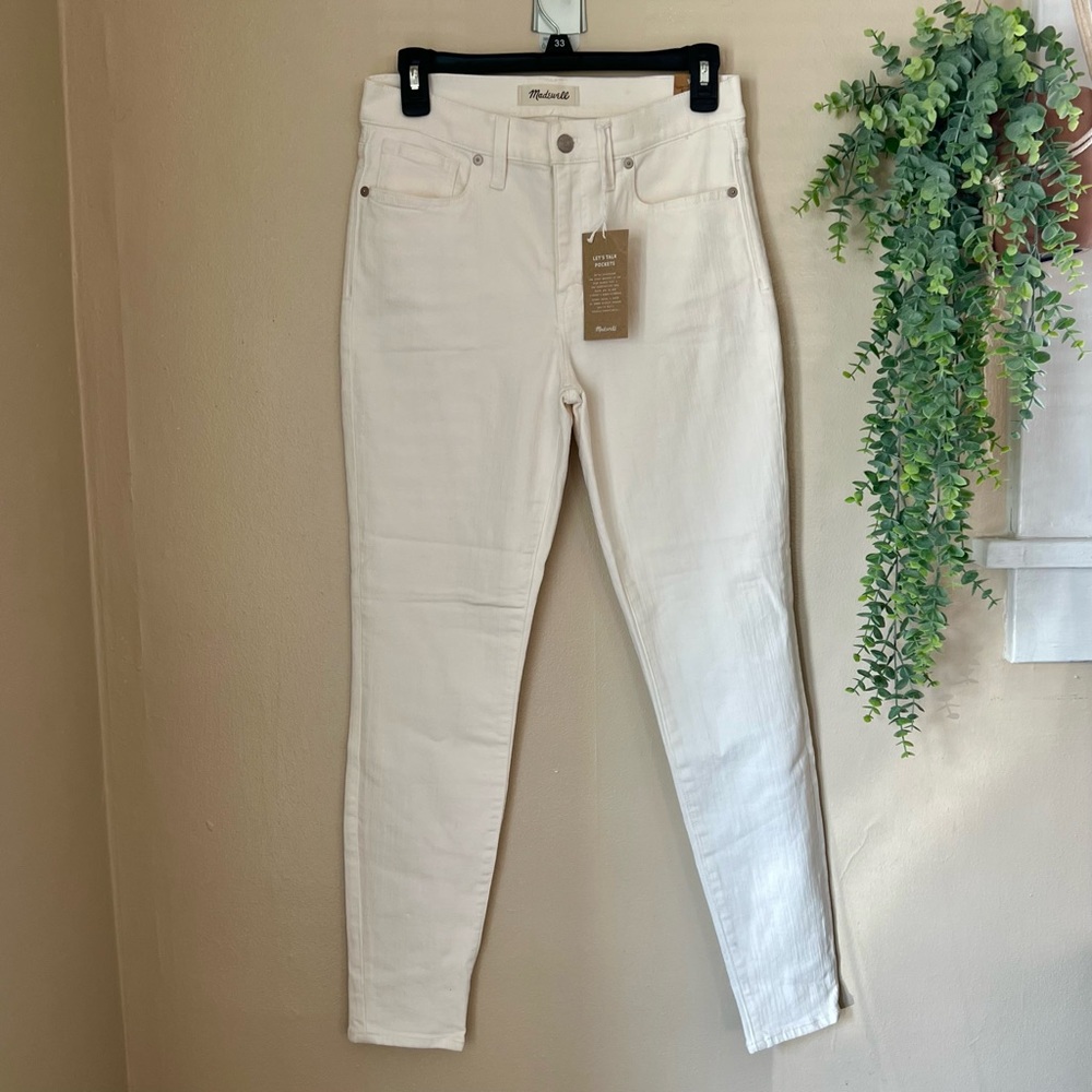 NWT Madewell 9” High Riser Skinny Skinny